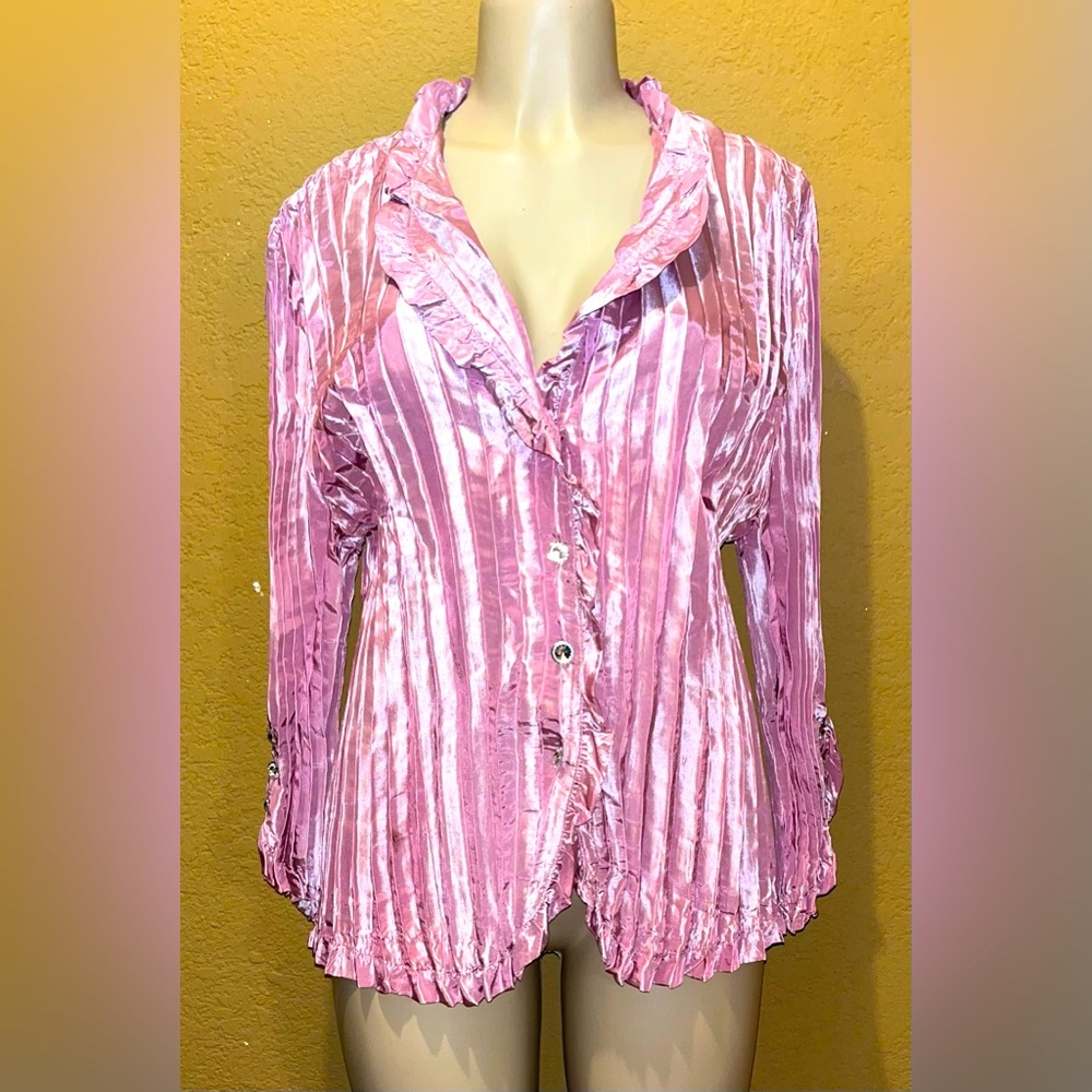 MSK Woman’s Pleated Blouse Size XXL